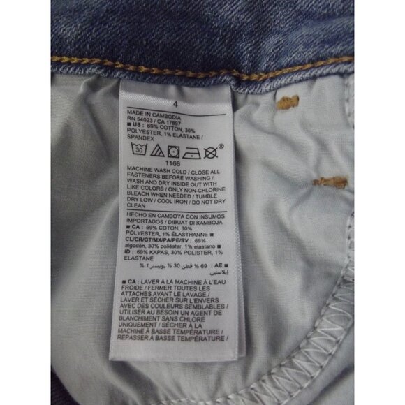 Old Navy Jeans Womens Size 4 x 32" Mid Rise Boot Cut blue light medium wash - Picture 7 of 8